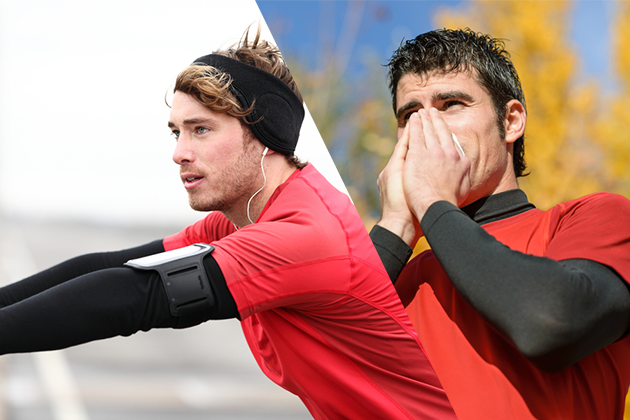 raffreddore degli sportivi