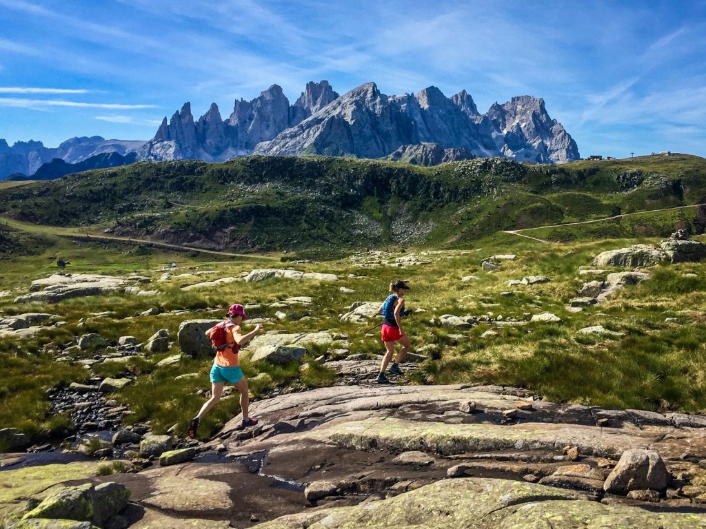Trail running in alta quota