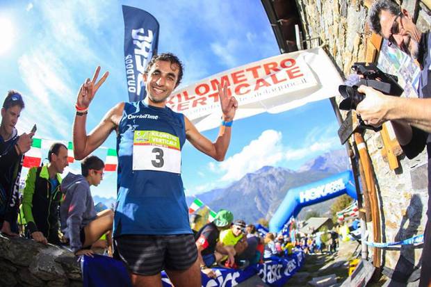Bernard Dematteis Campione Italiano di corsa al kilomtero verticale 2018