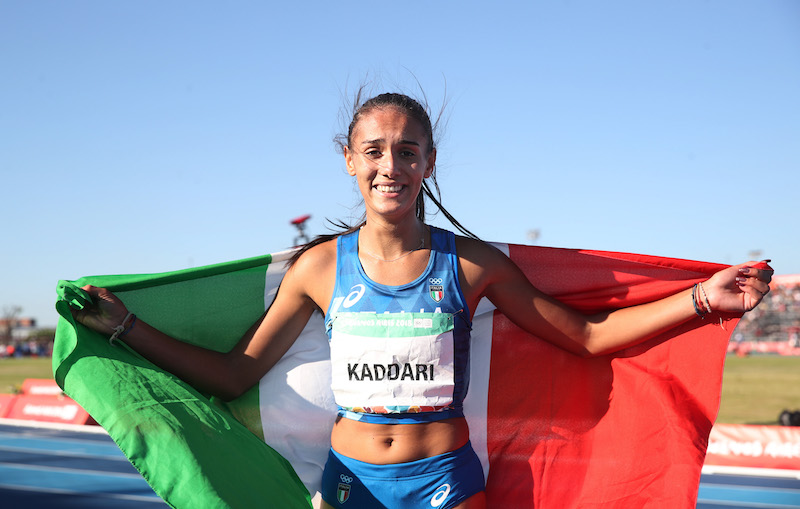 Dalia Kaddari medaglia d'argento 200 metri
