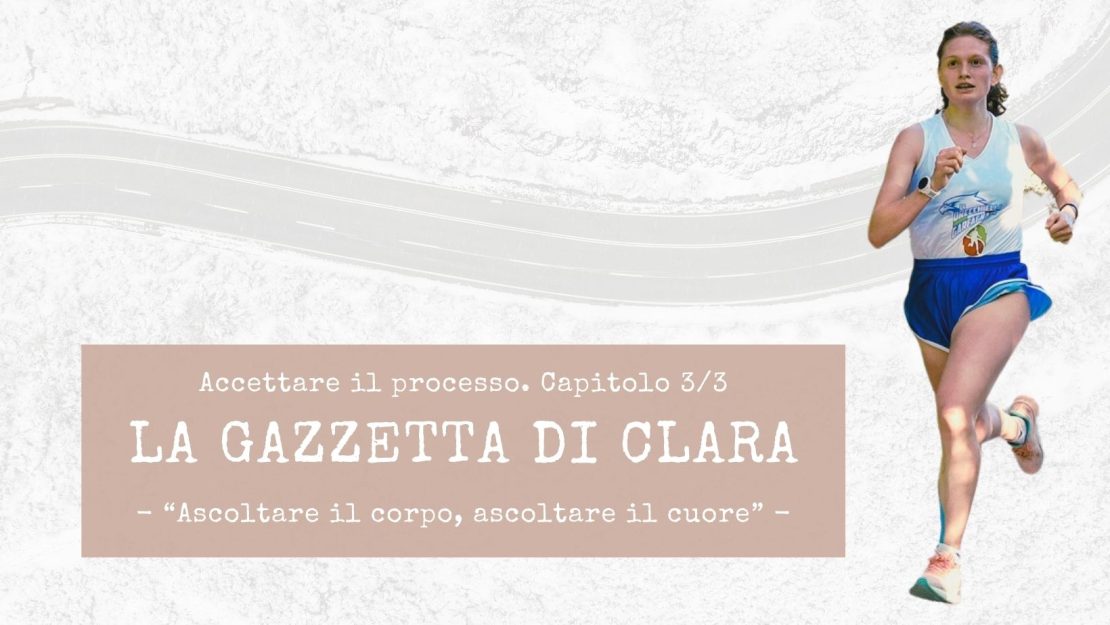 "ascoltare il corpo" è il suggerimento che ci da oggi Clara nella sua gazzetta