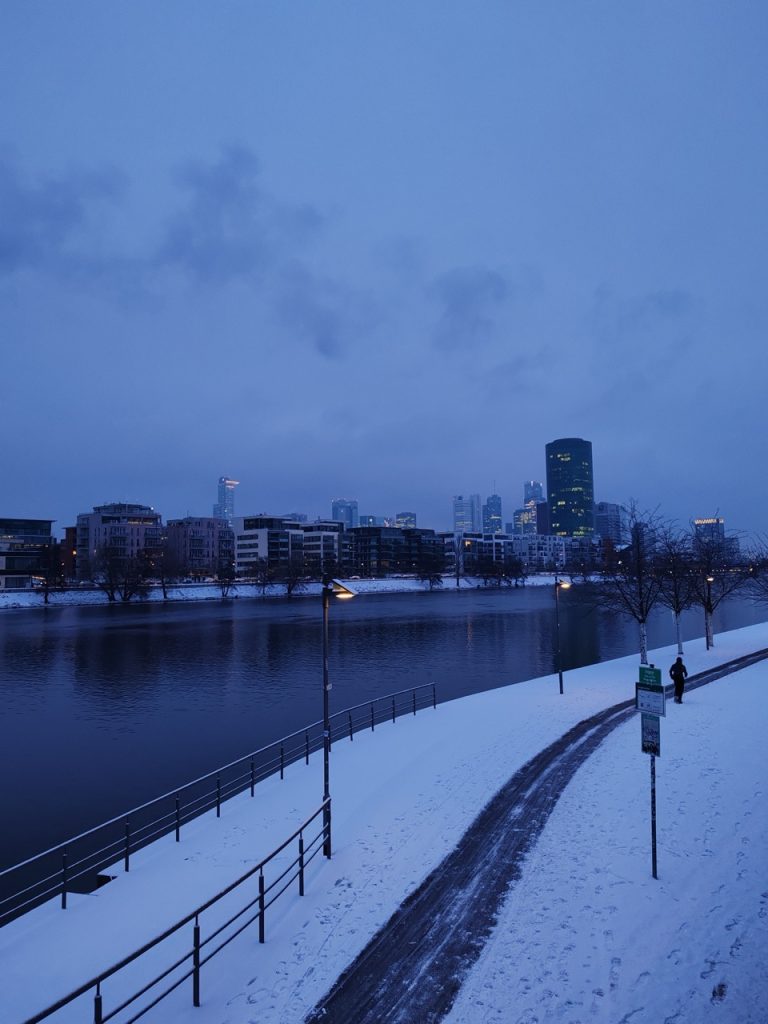 correre con la neve